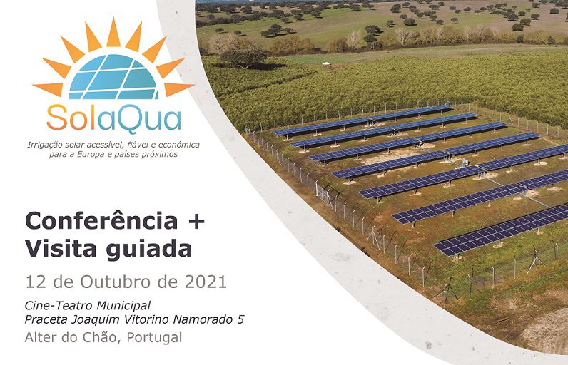 Universidade de Évora organiza conferência e visita guiada a um sistema de irrigação fotovoltaica